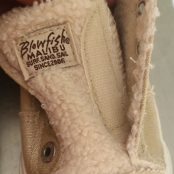 Blowfish Kids Beige Slip-On Sneakers - Picture 8 of 8
